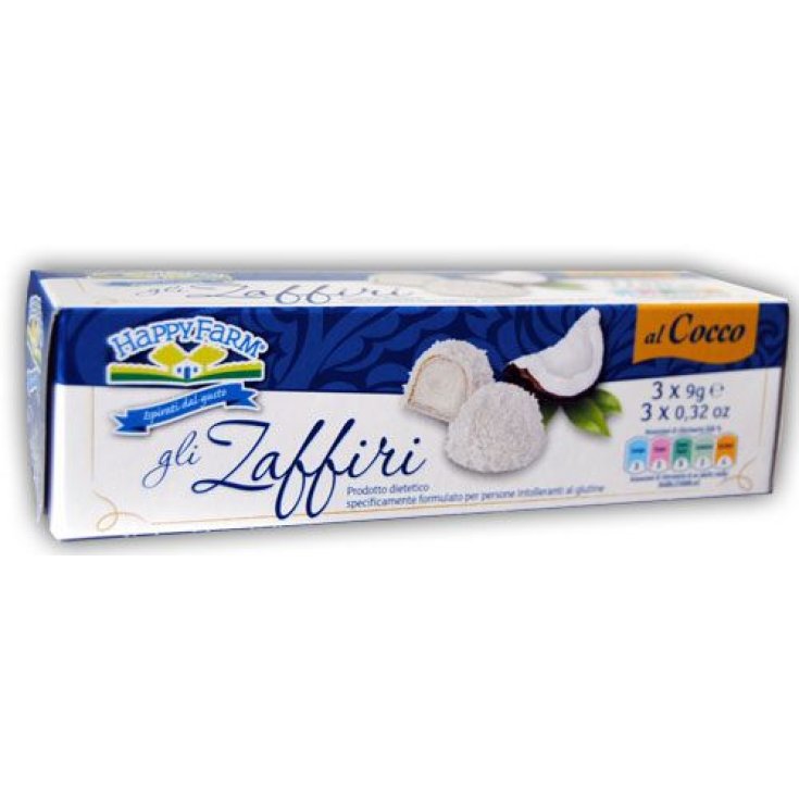 Happy Farm Zaffiri Al Cocco Senza Glutine Pocket 9g