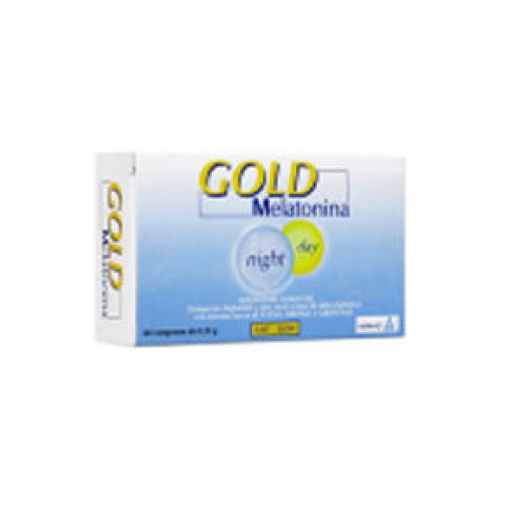 Alcka Med Gold Melatonina Night Day - Integratori 60 Compresse da 1 mg
