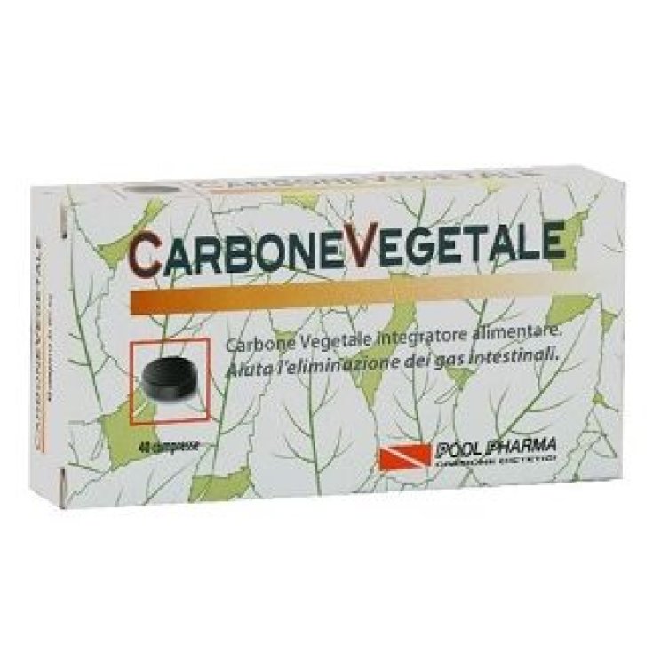 Pool Pharma Carbone Vegetale Integratore Alimentare 40 Compresse