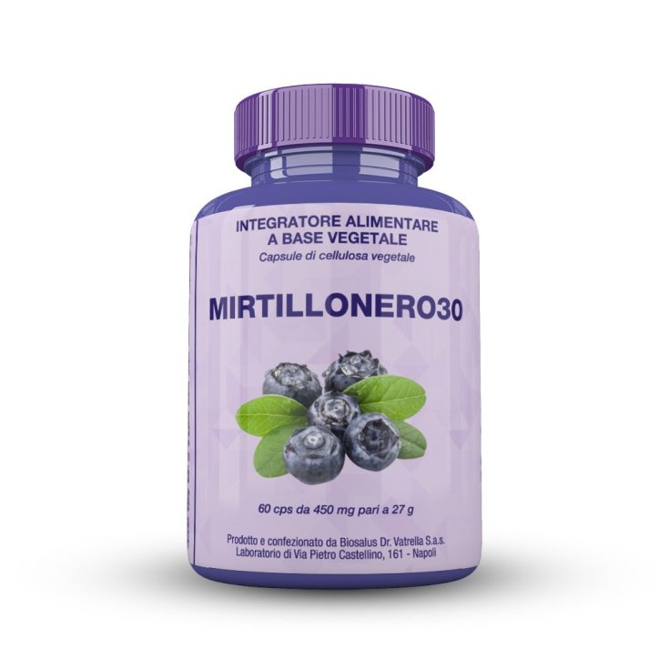 Biosalus® Mirtillonero30 Integratore Alimentare 60 Capsule