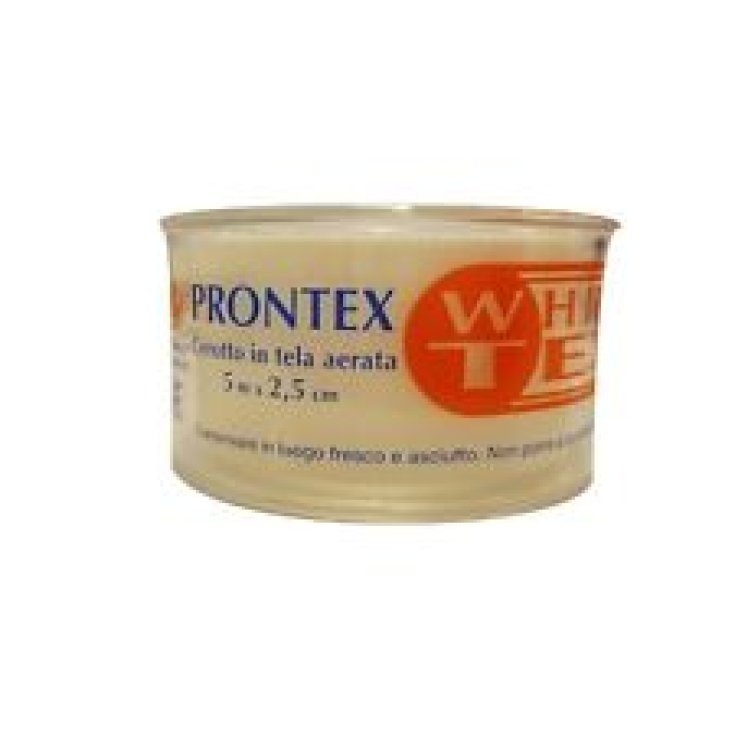 Safety Prontex White Tex Cerotto In Tela Aerata 5m x 5cm