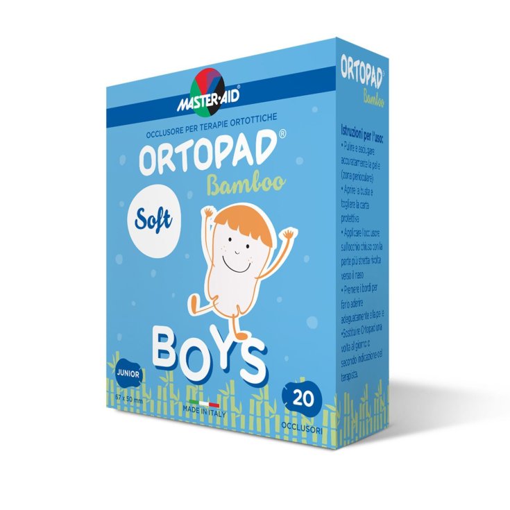 Master-Aid® Ortopad® Soft Boys Occlusore Per Terapie Ortottiche Junior 20 Pezzi