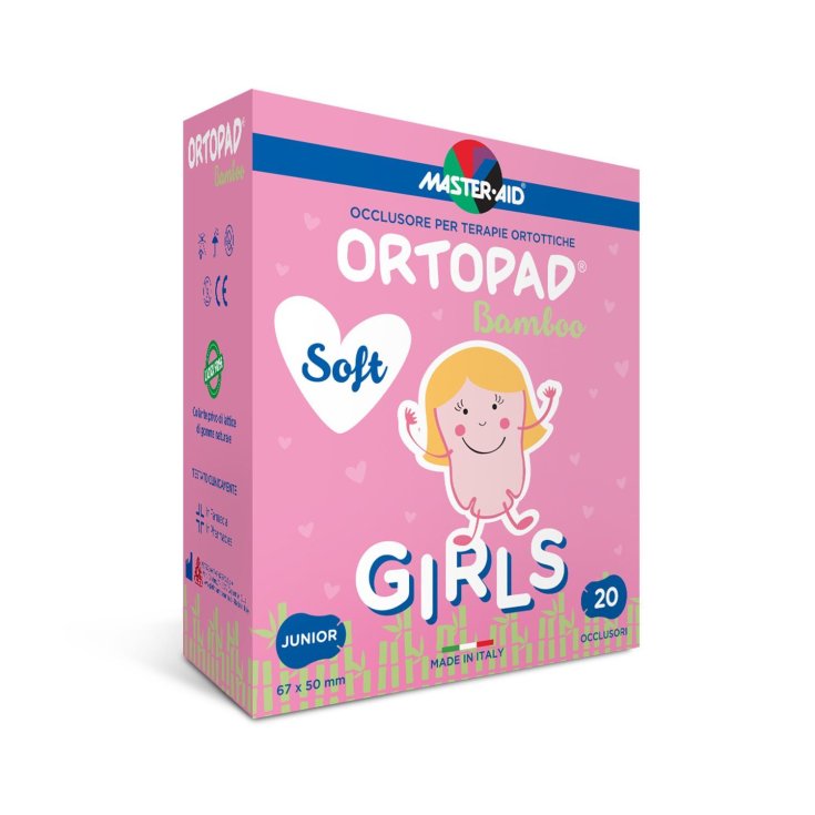 Master-Aid® Ortopad® Soft Girls Occlusore Per Terapie Ortottiche Medium 20 Pezzi