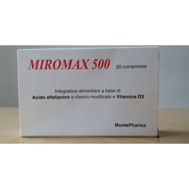 MontePharma Miromax 500 Integratore Alimentare 20 Compresse