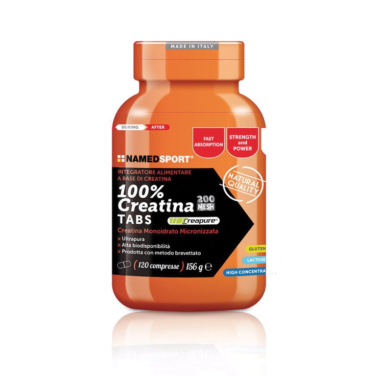 NamedSport 100% Creatina Integratore Alimentare 120 Compresse
