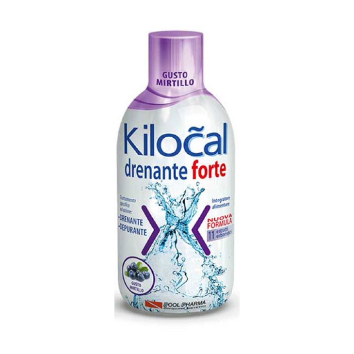 Kilocal Drenante Forte Gusto Mirtillo Integratore Alimentare 500ml