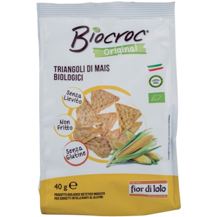 Biocroc Triangoli Di Mais Biologico Senza Glutine 40g