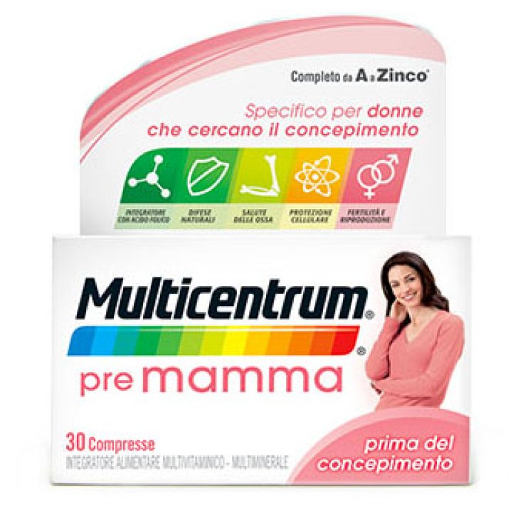 Multicentrum Pre Mamma Integratore Alimentare 30 Compresse