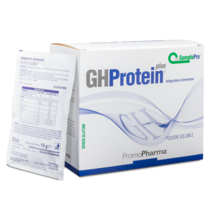 PromoPharma GH Protein Plus Integratore Alimentare Gusto Neutro 20 Bustine
