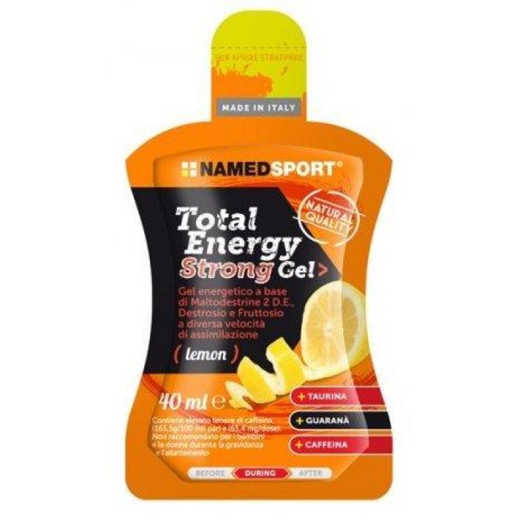 Named Sport Total Energy Strong Gel Lemon 40ml