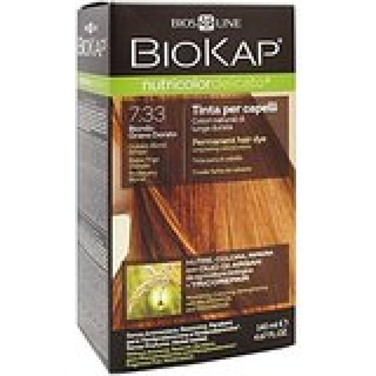 Biokap Nutricolor Delicato Tinta Per Capelli Tonalità 7,33 Biondo Gold