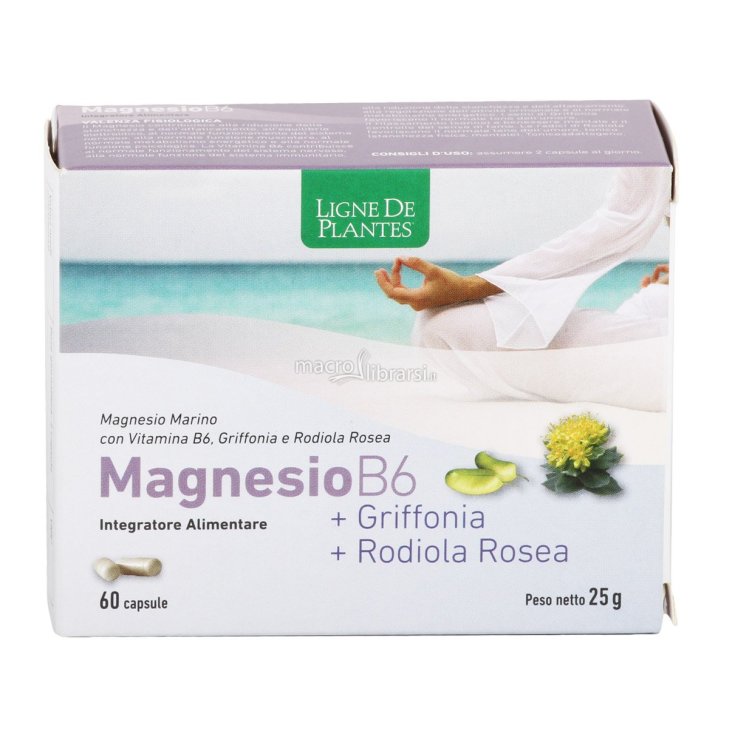 Magnesio B6 Griffonia Rodiola Integratore Alimentare 60 Capsule