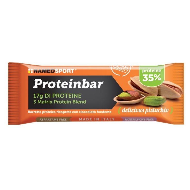 Named Proteinbar 35%  Barretta Iperproteica Delicious Pistachio 50g