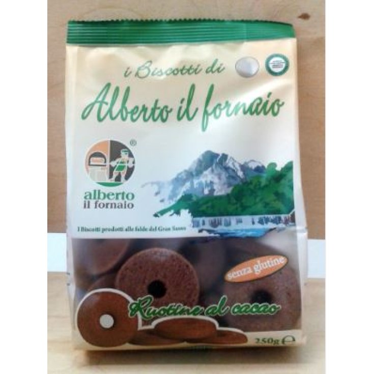 Alberto Il Fornaio Ruotine Al Cacao Frollini Senza Glutine 250g
