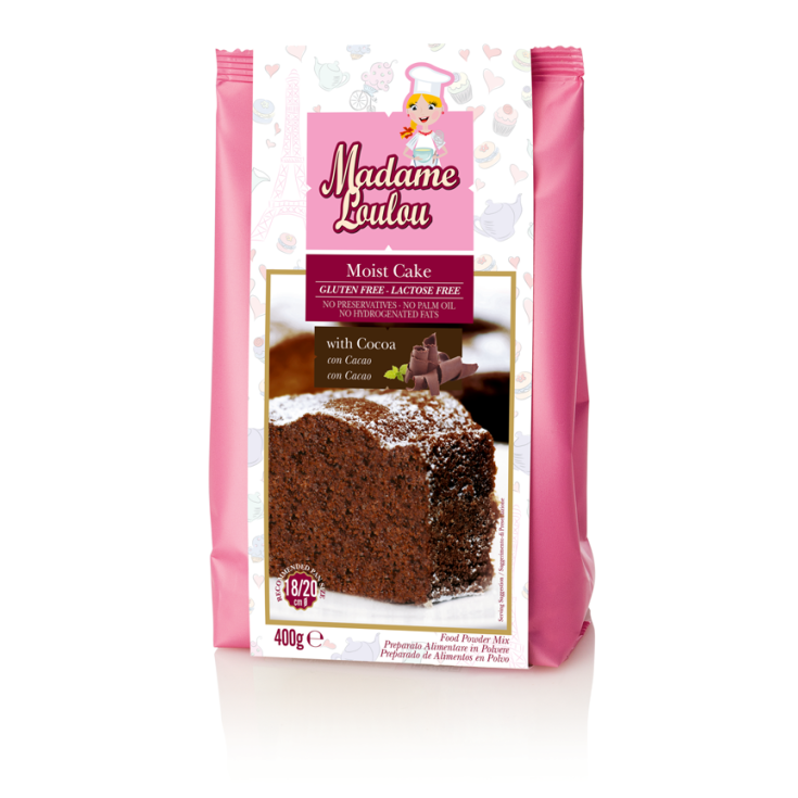 Madame Loulou Moist Cake Cacao Preparato In Polvere Senza Glutine 400g