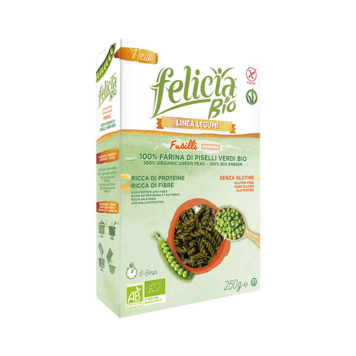 Felicia Bio Fusilli Con Piselli Verdi Biologico 250g