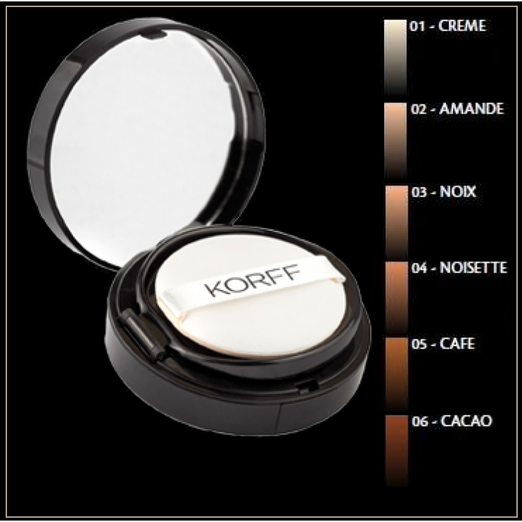 Korff Make Up Fondotinta Cushion Spf25 Colore 01 Creme 12g