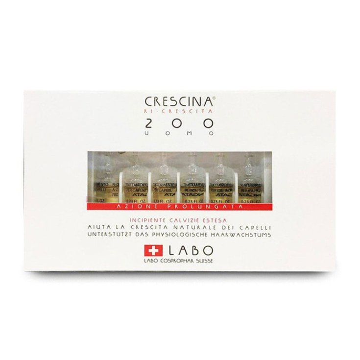 Labo Crescina Transdermic Ri-Crescita 200 Uomo 20Fiale