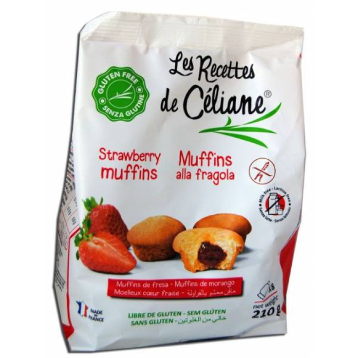 Les Recettes De Céliane Muffins Alla Fragola Senza Glutine 210g