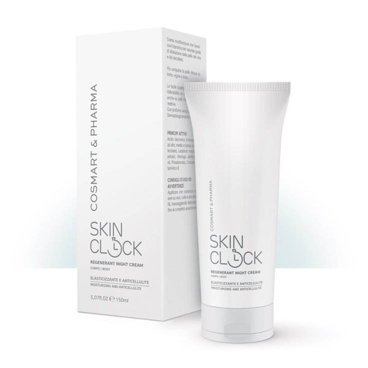 Skinclock Regenerant Night Cream Corpo Crema Elasticizzante e Anticellulite 150ml