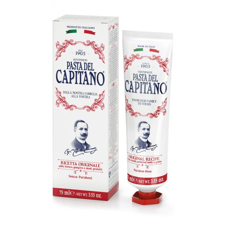 Pasta Del Capitano 1905 Dentifricio Ricetta Originale 75ml