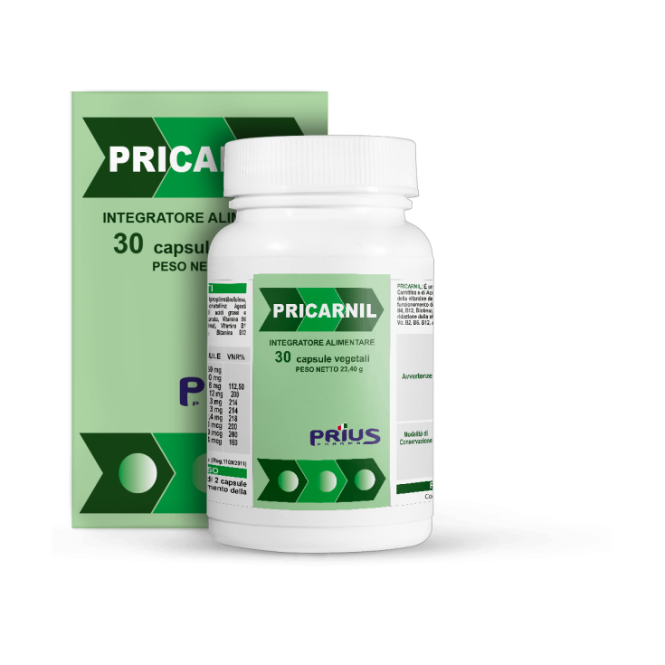 Prius Pharma Pricarnil integratore Alimentare 30 Capsule