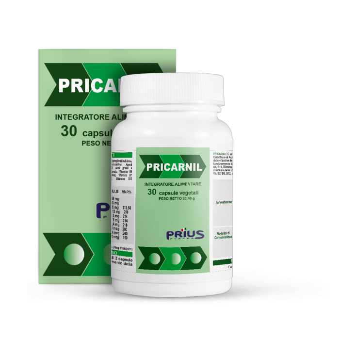 Prius Pharma Pricarnil integratore Alimentare 30 Capsule