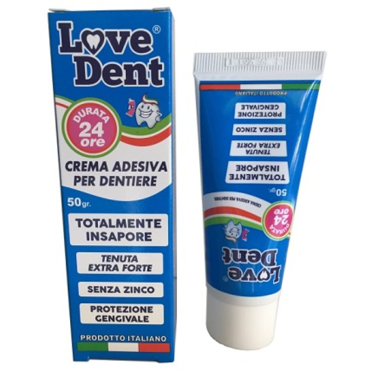 Love Dent Crema Adesiva Per Protesi Dentarie 50g