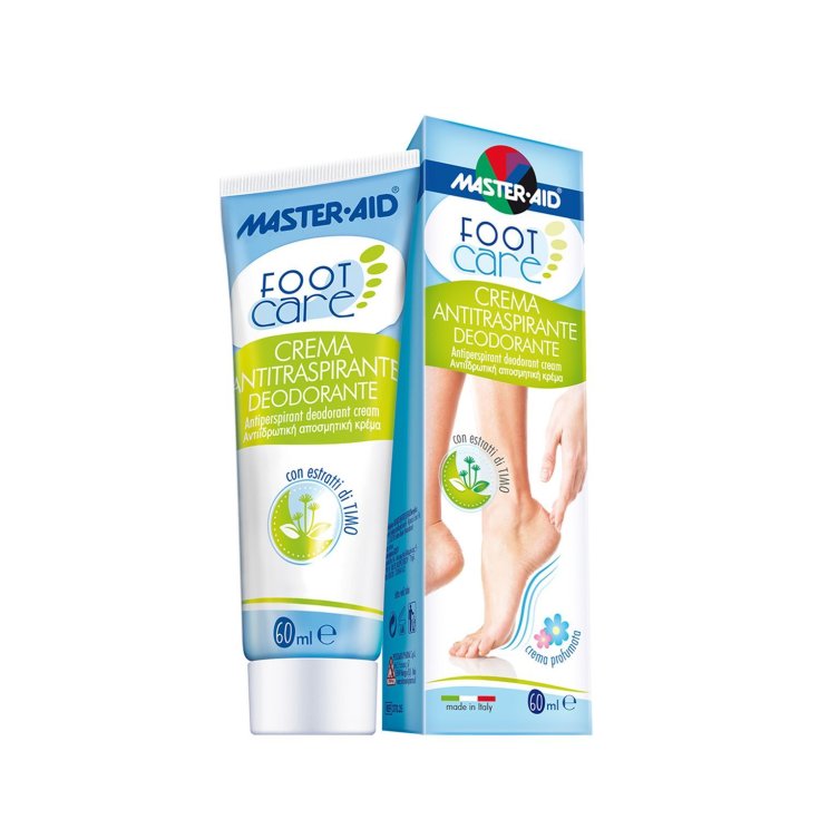 Master-Aid® Foot Care Crema Antitraspirante Deodorante 60ml
