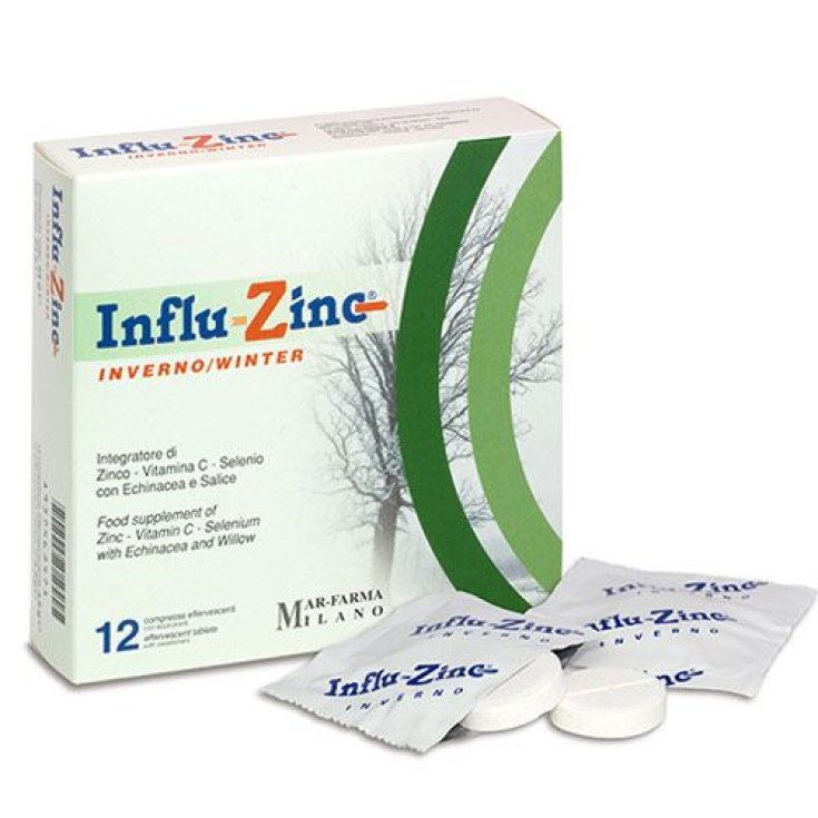 Mar-Farma Influ-Zinc Inverno Supplemento Nutrizionale 12 Compresse Effervescenti