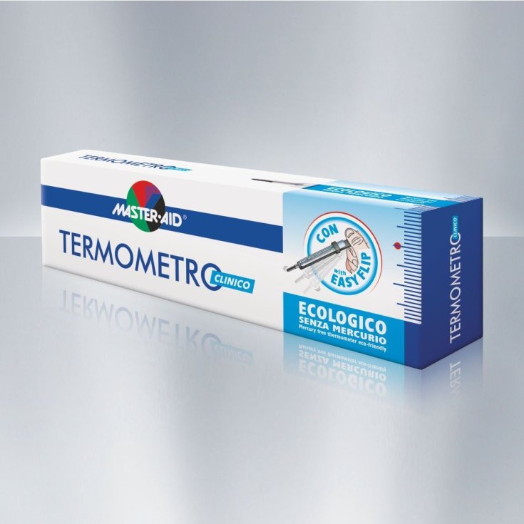 Master-Aid® Termometro Clinico Ecologico Senza Mercurio Con EasyFlip 1 Pezzo