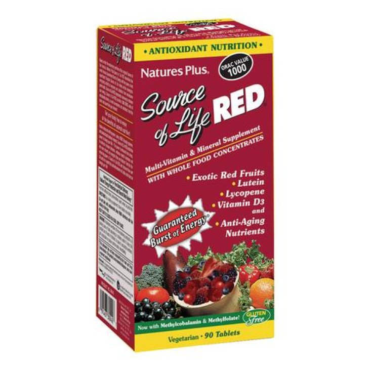 Nature's Plus  Source Of Life Red Integratore Alimentare 90 Tavolette