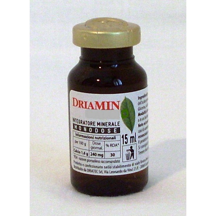 Driatec Driamin Bianco Relax Integratore Minerale 10 Flaconi Da 15ml