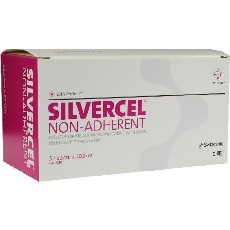 Systagenics Silvercel Non Adherent Garza 2,5x30,5cm