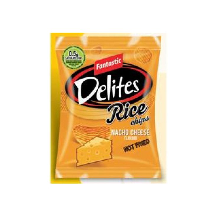 Fantastic Foods Delites Rice Chips Cheese Senza Glutine 50g
