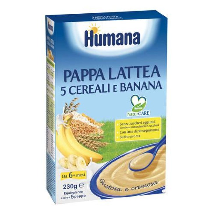 Pappa Lattea Ai 5 Cereali E Banana 230g