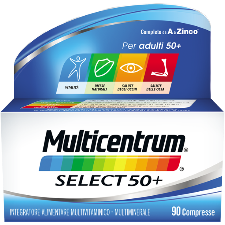 Multicentrum Select 50+ Integratore Alimentare 30 Compresse