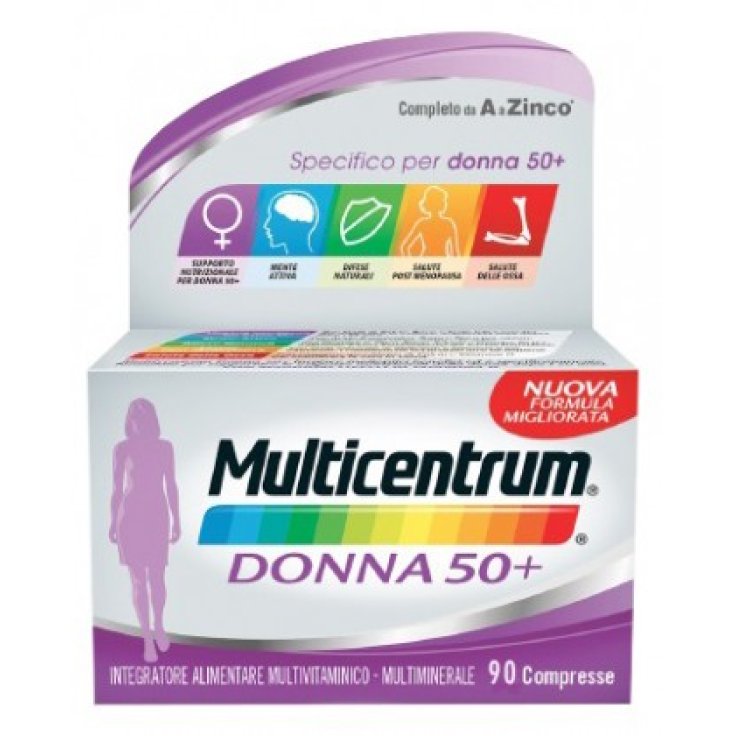 Multicentrum Donna 50+ Integratore Alimentare 90 Compresse