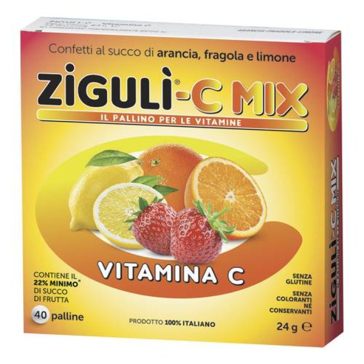 Falqui Ziguli-C Mix Vitamine 40 Palline 24g
