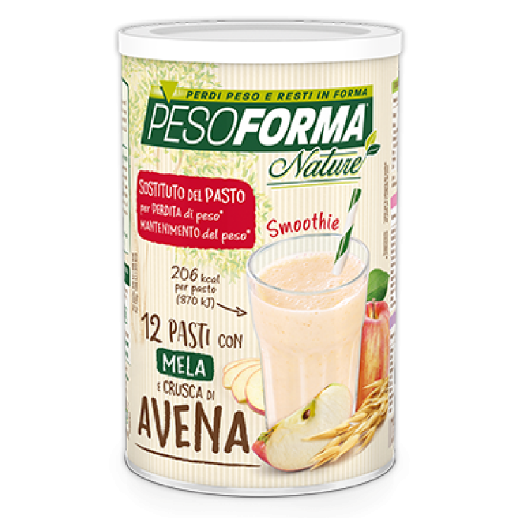 Pesoforma Linea Nature Pasto Sostitutivo Smoothie Mela & Crusca Di Avena 12 Pasti