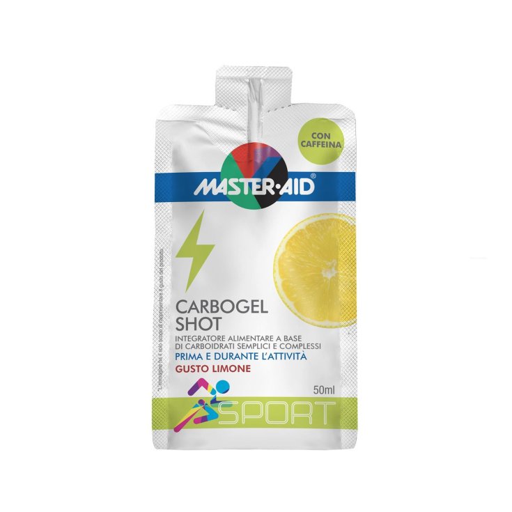 Master-Aid® Sport Carbogel Shot Integratore Alimentare A Base Di Carboidrati Semplici E Complessi Gusto Limone 50ml