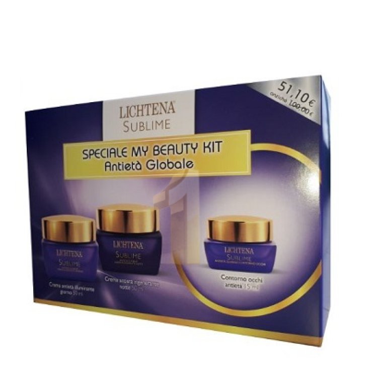 Lichtena Sublime Kit Antietà Crema Giorno 50ml + Crema Notte 50ml + Crema Occhi 15 ml