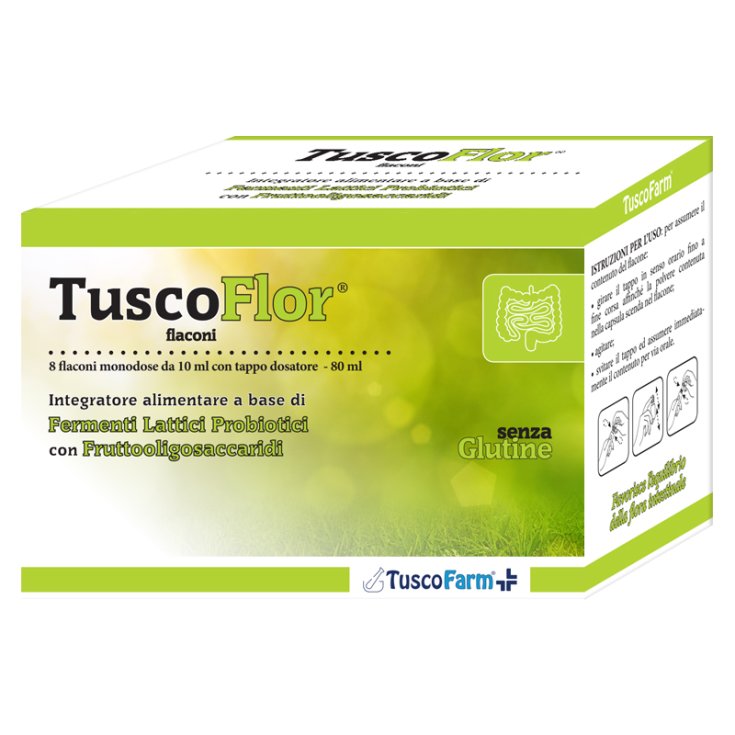 TuscoFarm TuscoFlor Integratore Alimentare 8x10ml