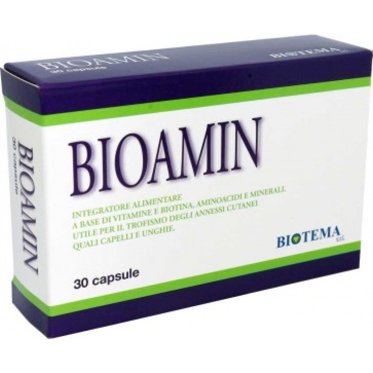 Biotema Bioamin - Integratore Alimentare 30 Capsule da 400mg