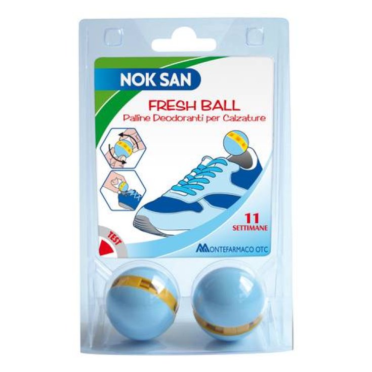 Nok San Fresh Ball Palline Deodoranti per Calzature 2 Palline
