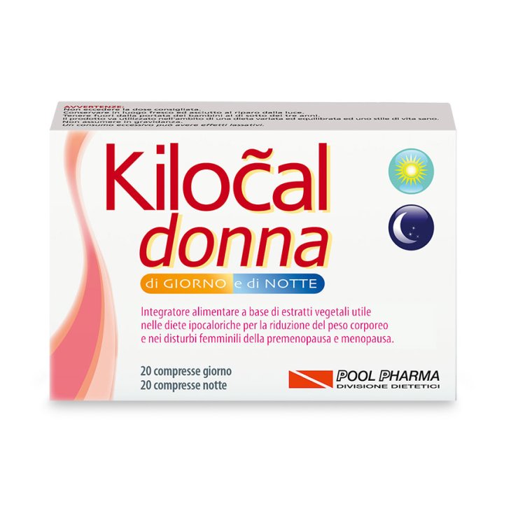 Pool Pharma Kilocal Donna Di Giorno E Di Notte Integratore Alimentare 40 Compresse