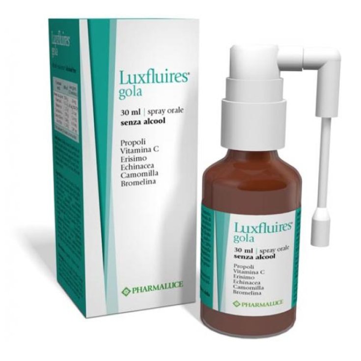 Pharmaluce Luxfluires Gola Spray Integratore Alimentare 30ml