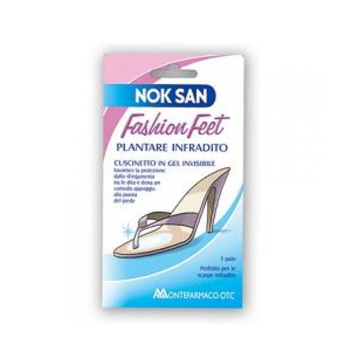 Nok San Fashion Feet Cuscinetti Plantari Infradito 1 Paio