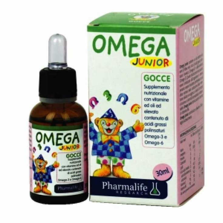 PharmaLife Omega Junior Gocce Integratore Alimentare 30ml