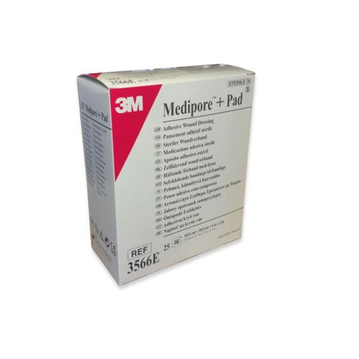 3M Medipore + Pad Medicazione Sterile In Tnt 10x10cm